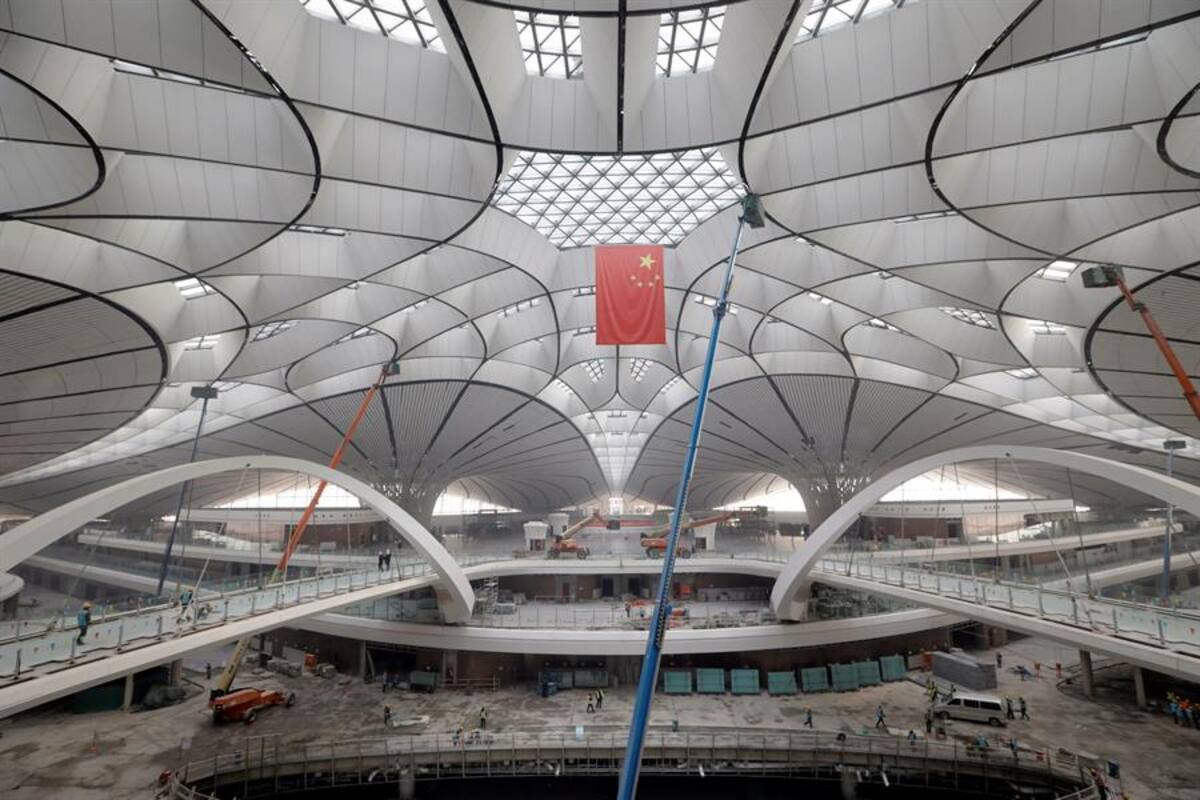 Así es el nuevo aeropuerto de Pekín, la megaestructura de la que China siente orgullo