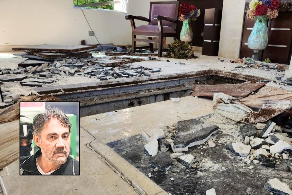 Roban los restos del padre y hermano de Dámaso López Núñez en Eldorado, Culiacán