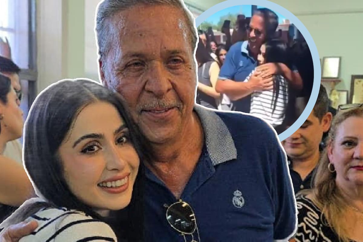 Lupita Villalobos sorprende a su papá con mariachi durante su jubilación de secundaria en Hermosillo, Sonora