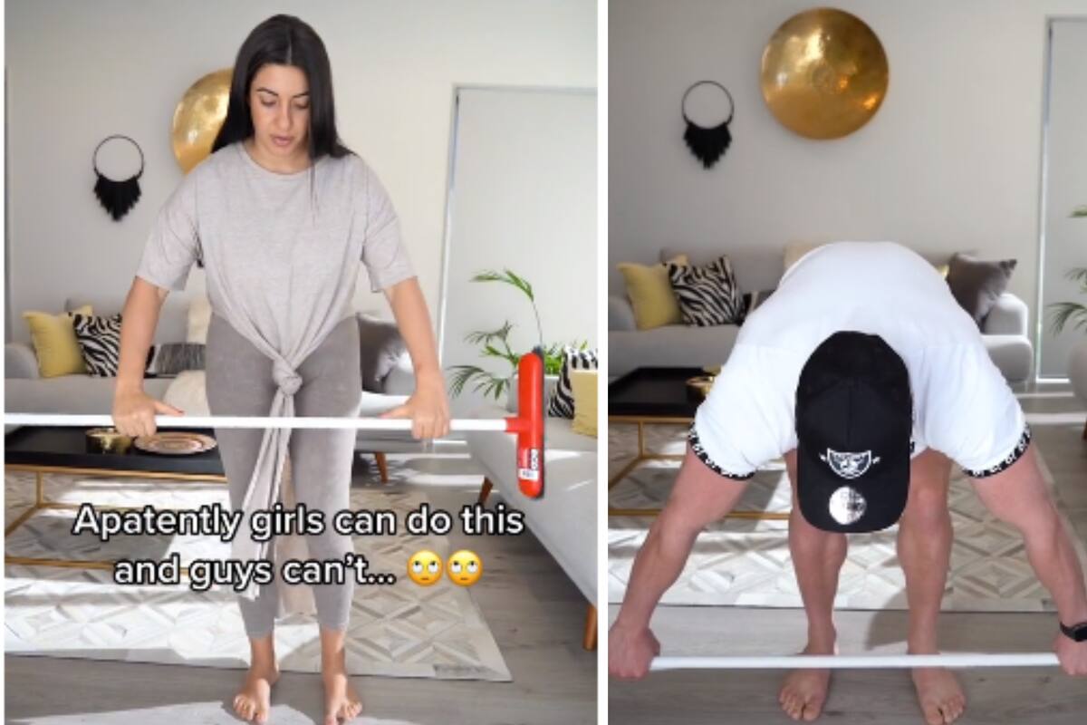 El reto viral de la escoba: ¿Por qué las mujeres pueden hacerlo y los hombres no?