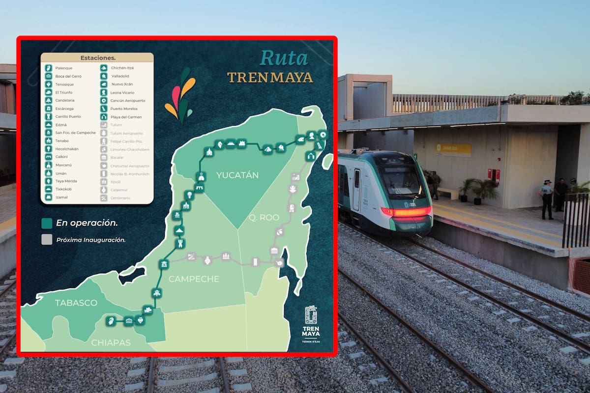 Tren Maya: Cuáles son las estaciones en operación y próximas a inaugurar