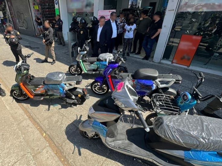 Tras decomiso de más de 100 vehículos eléctricos chinos en el Centro Histórico de la CDMX, la CANACO denuncia invasión de productos asiáticos en México