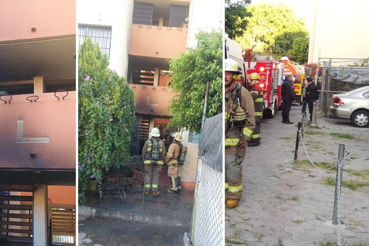 Incendio en departamentos de Guadalajara deja cinco heridos y 40 evacuados en colonia El Sauz