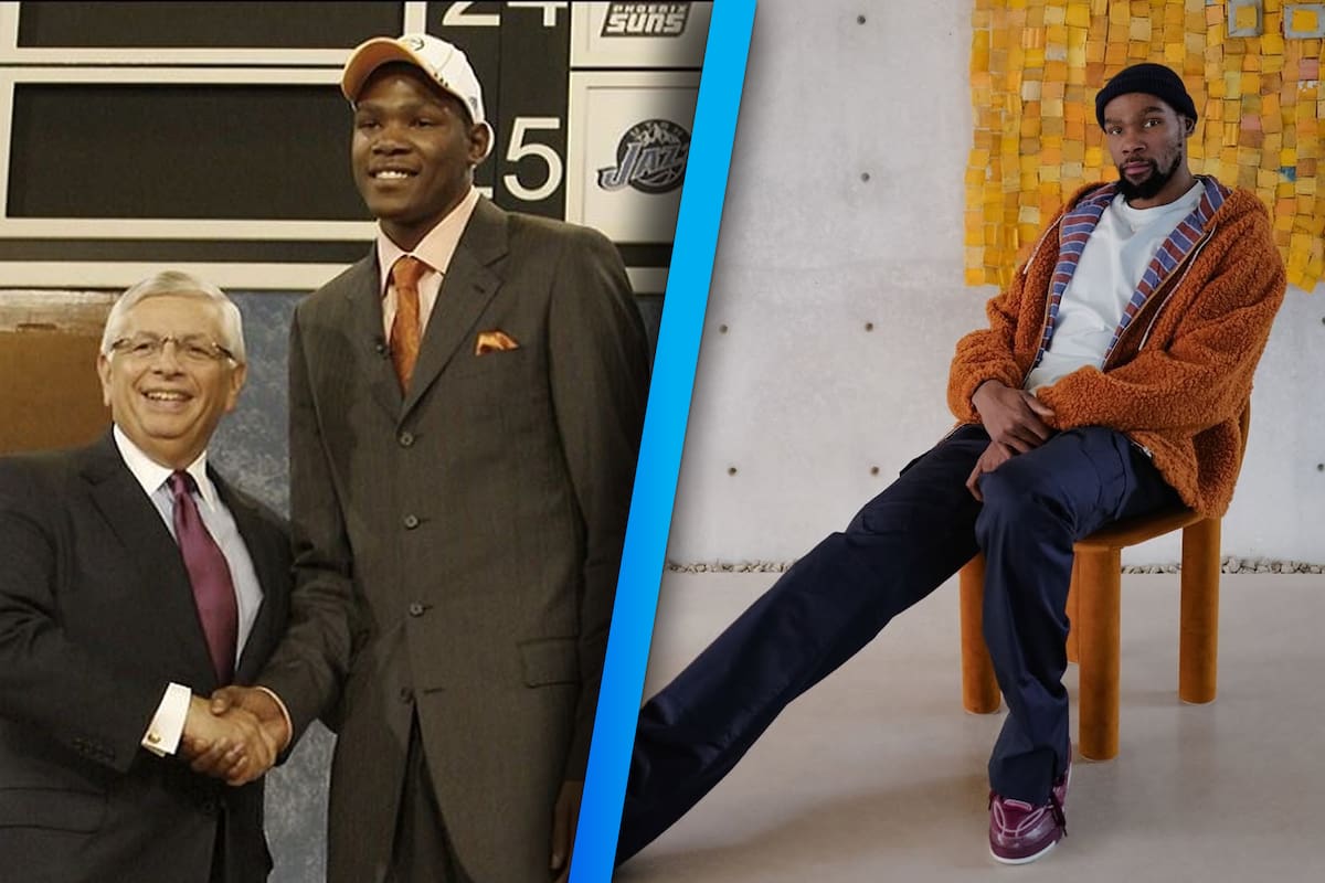 Kevin Durant, estrella de la NBA, reveló que le deprimía su apariencia por ser demasiado alto