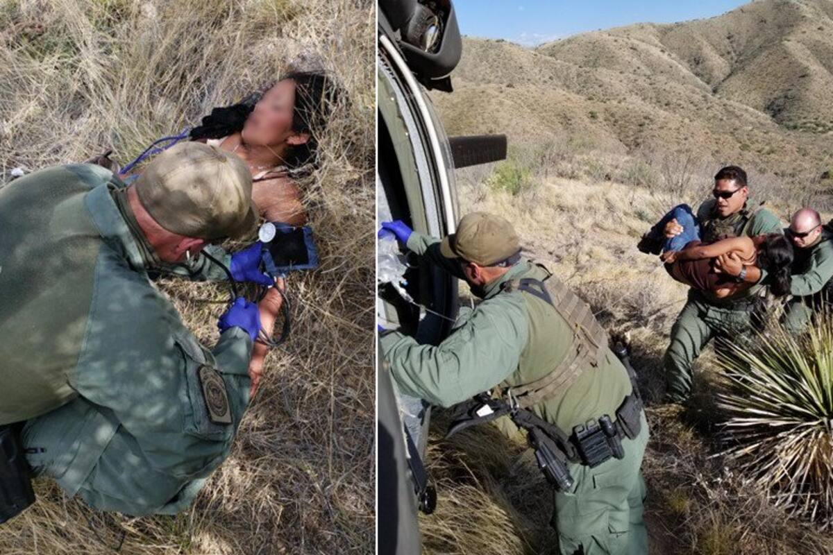 Salvan vida a migrante guatemalteca en desierto