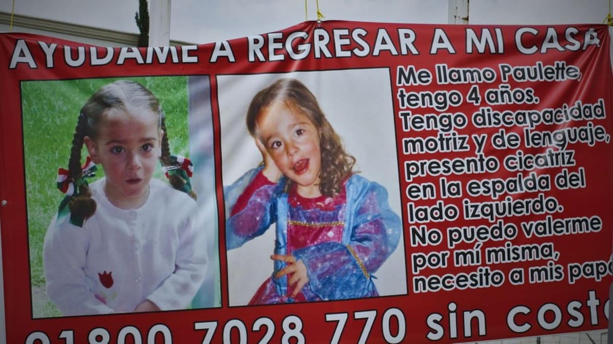 Búsqueda de la niña Paulette, de 4 años. Foto: Especial