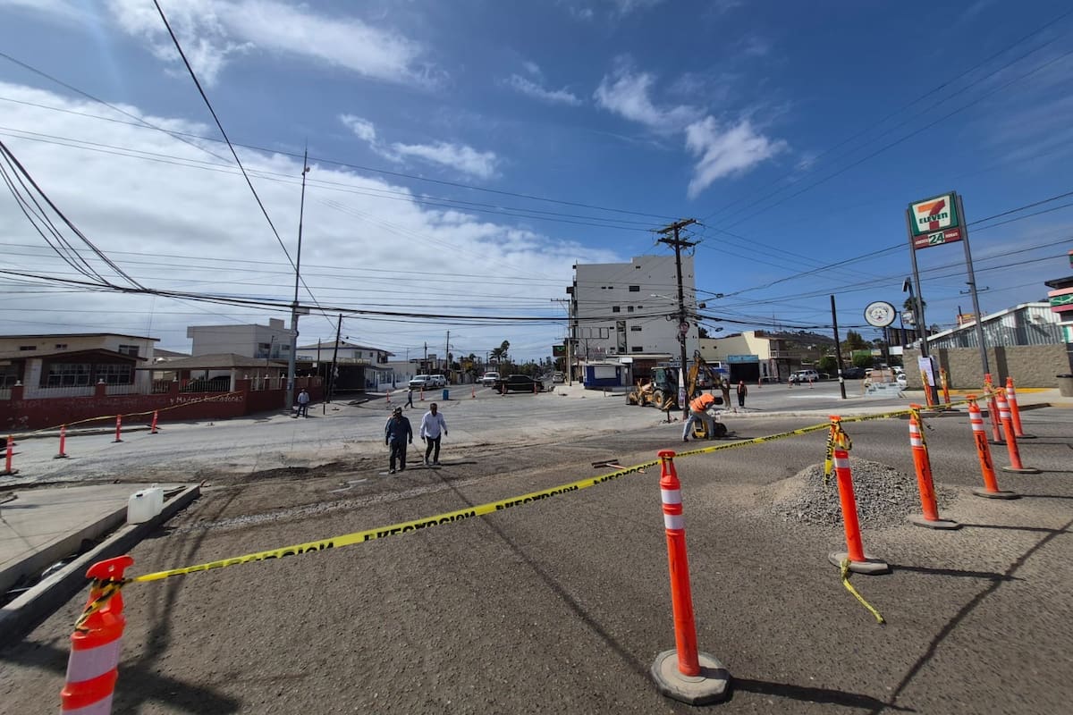 Descartan semáforo en Ruiz y Ámbar; rehabilitarán el cruce para mejorar la circulación en Ensenada