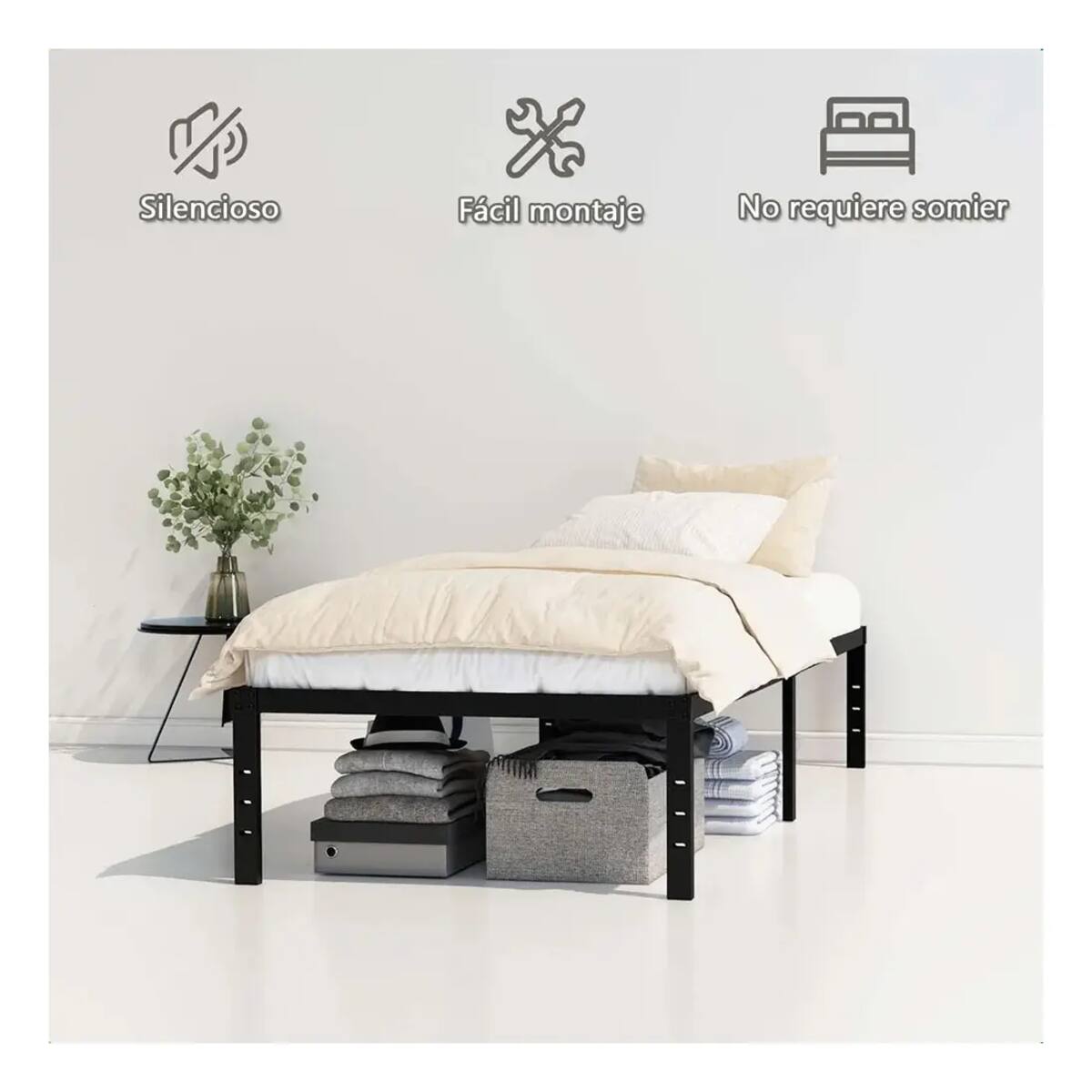Somier individual plegable de la marca Resee | Mercado Libre