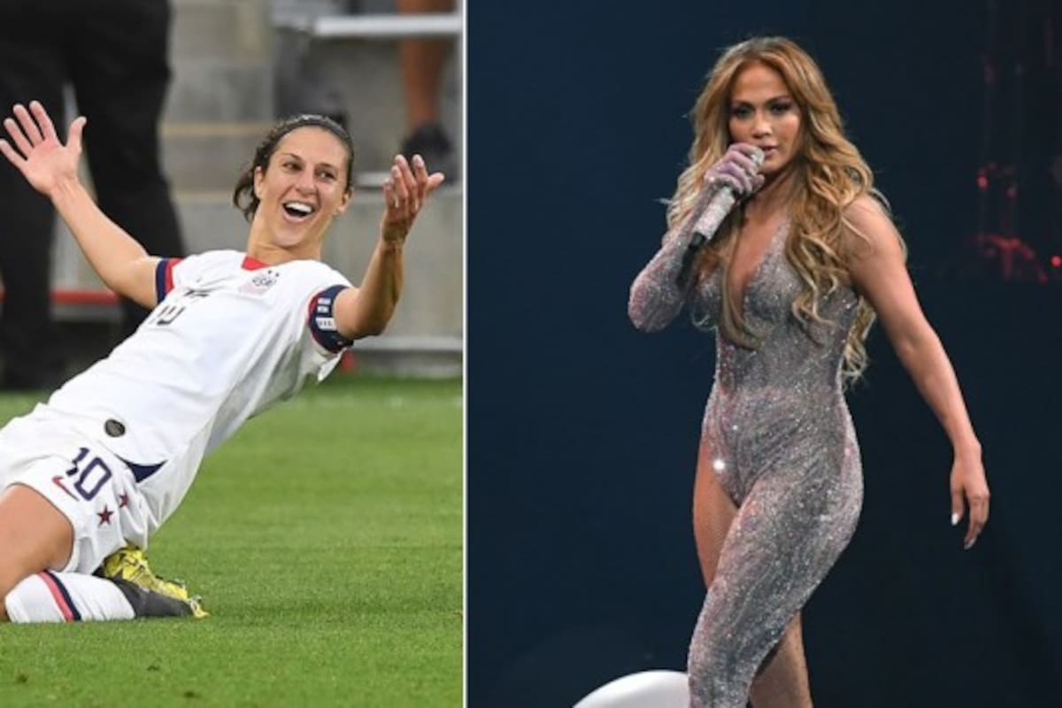 El sensual baile de JLO a la jugadora Carli Lloyd