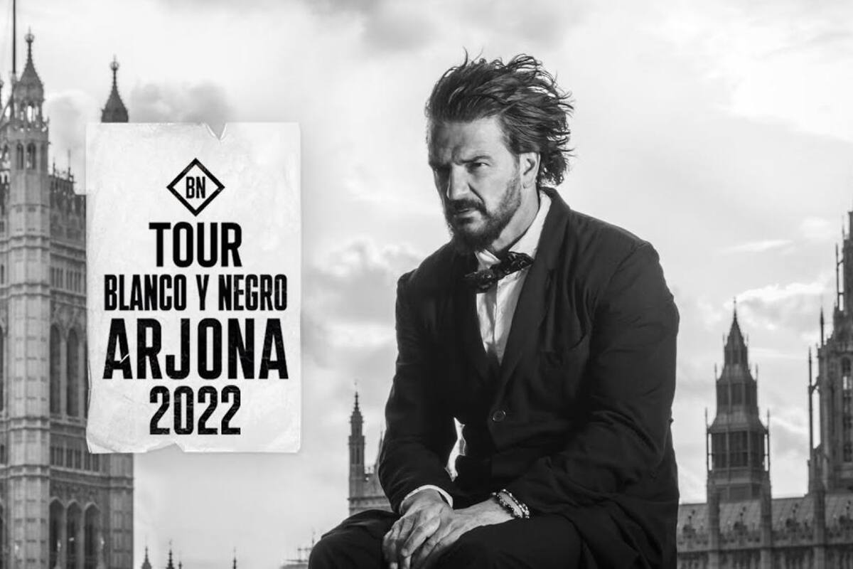 Ricardo Arjona brindará conciertos en Arizona como parte del Blanco y Negro Tour 2022