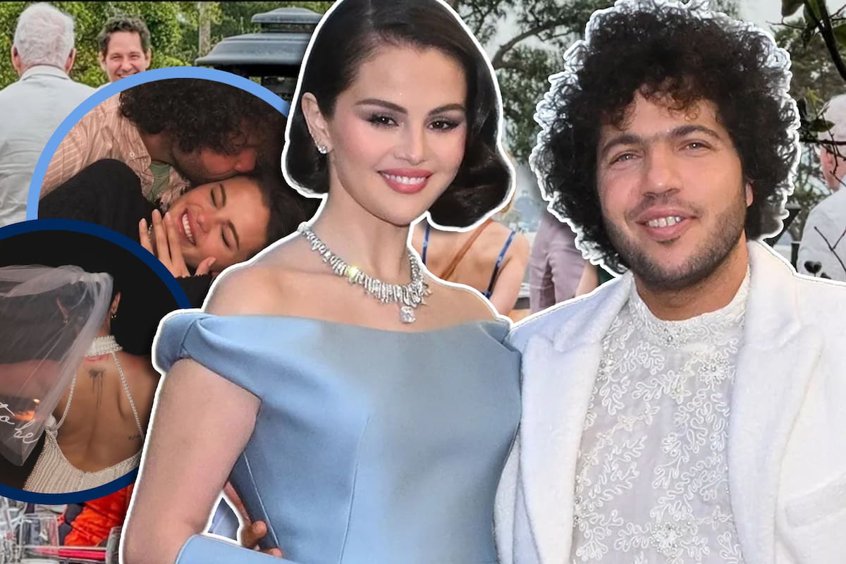 Selena Gomez y Benny Blanco iniciaron su fin de semana de bodas con una íntima cena de ensayo llena de celebridades