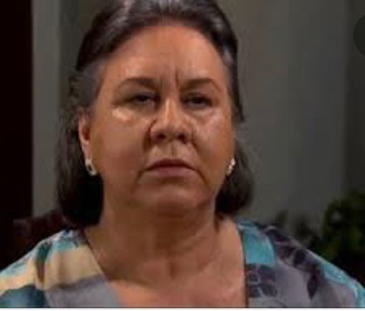 María Prado, icónica villana de "Mujer, casos de la vida real" / Cuenta de X: @SonidoHuyuyuy