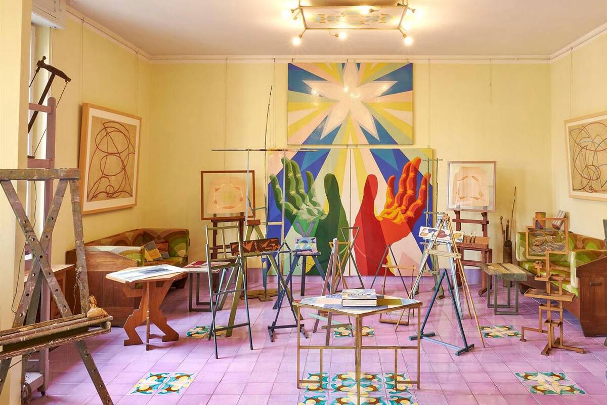 Exhibe Roma la casa del pintor futurista Giacomo Balla