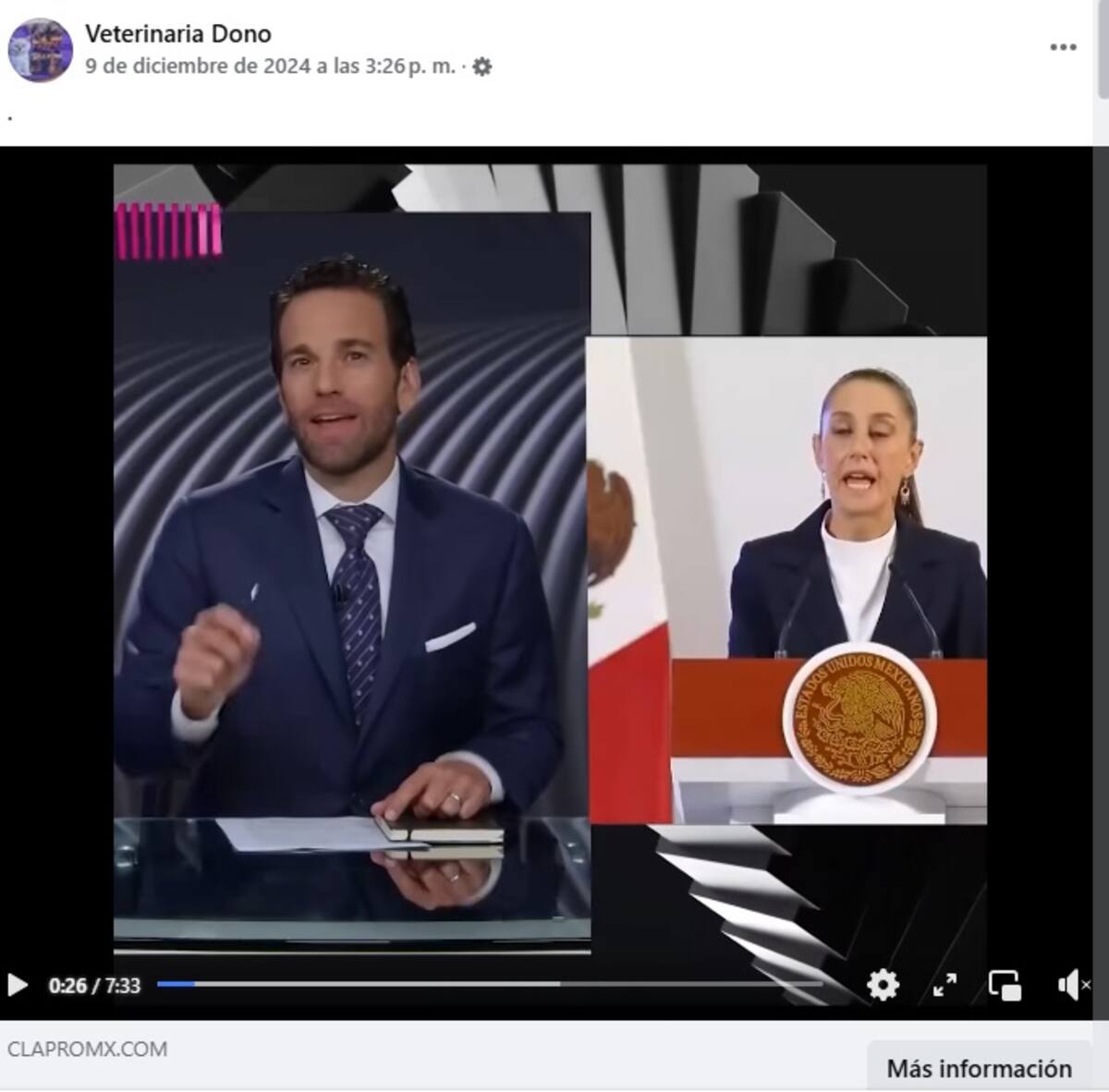 Usan sin permiso la imagen del periodista Carlos Loret de Mola y la presidenta Claudia Sheinbaum en un fraudulento video de una aplicación falsa. | Especial