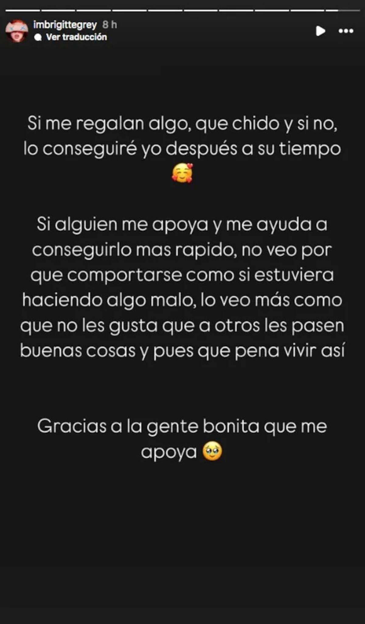 Respuesta a las críticas. Foto: Captura