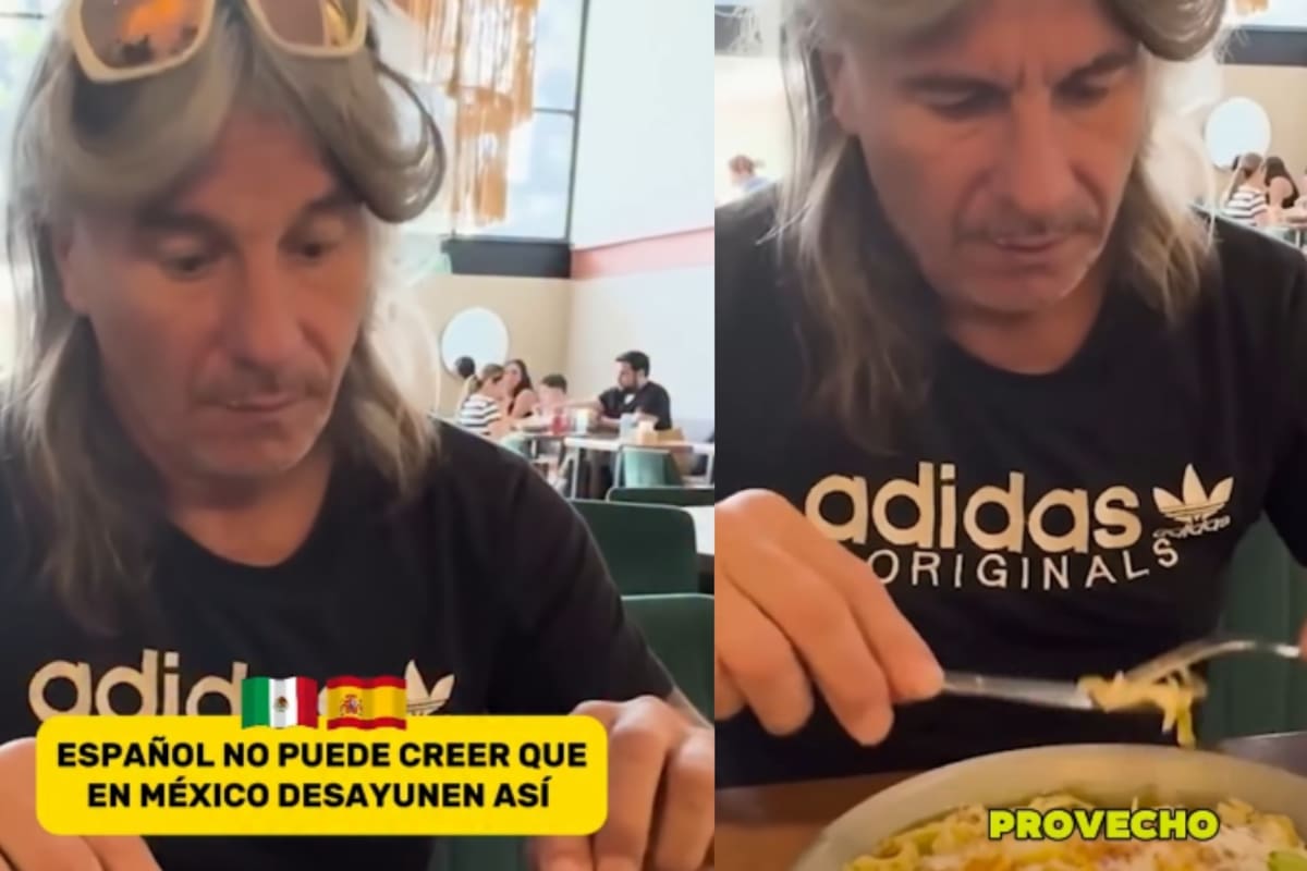 “¡Madre mía, es la comida de toda la semana!”: Español queda sorprendido por el tamaño de un desayuno mexicano