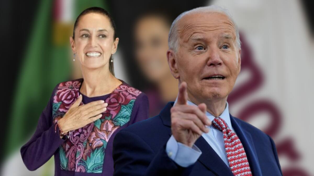 Joe Biden se pronuncia tras la victoria virtual de Claudia Sheinbaum.