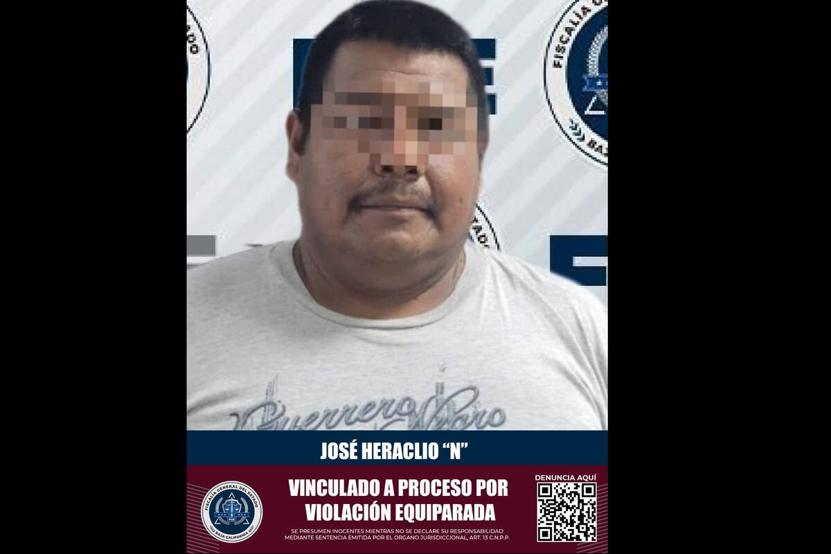 Dan prisión preventiva a acusado de violación en San Felipe