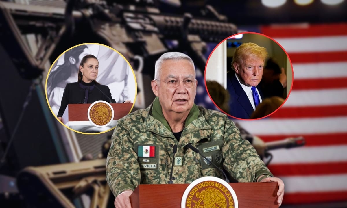 Gobierno mexicano reconoce datos clave de EU para localizar a “El Mencho”, pero aclara que la operación fue federal; Sedena reporta 23 mil armas aseguradas y 80% vienen de EEUU. Foto: Especial (Gobierno de México/Reuters)