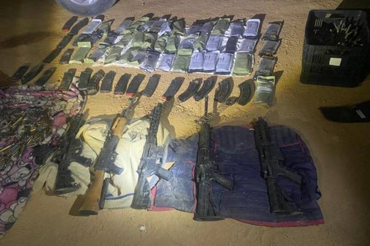 Aseguran en Nogales material bélico