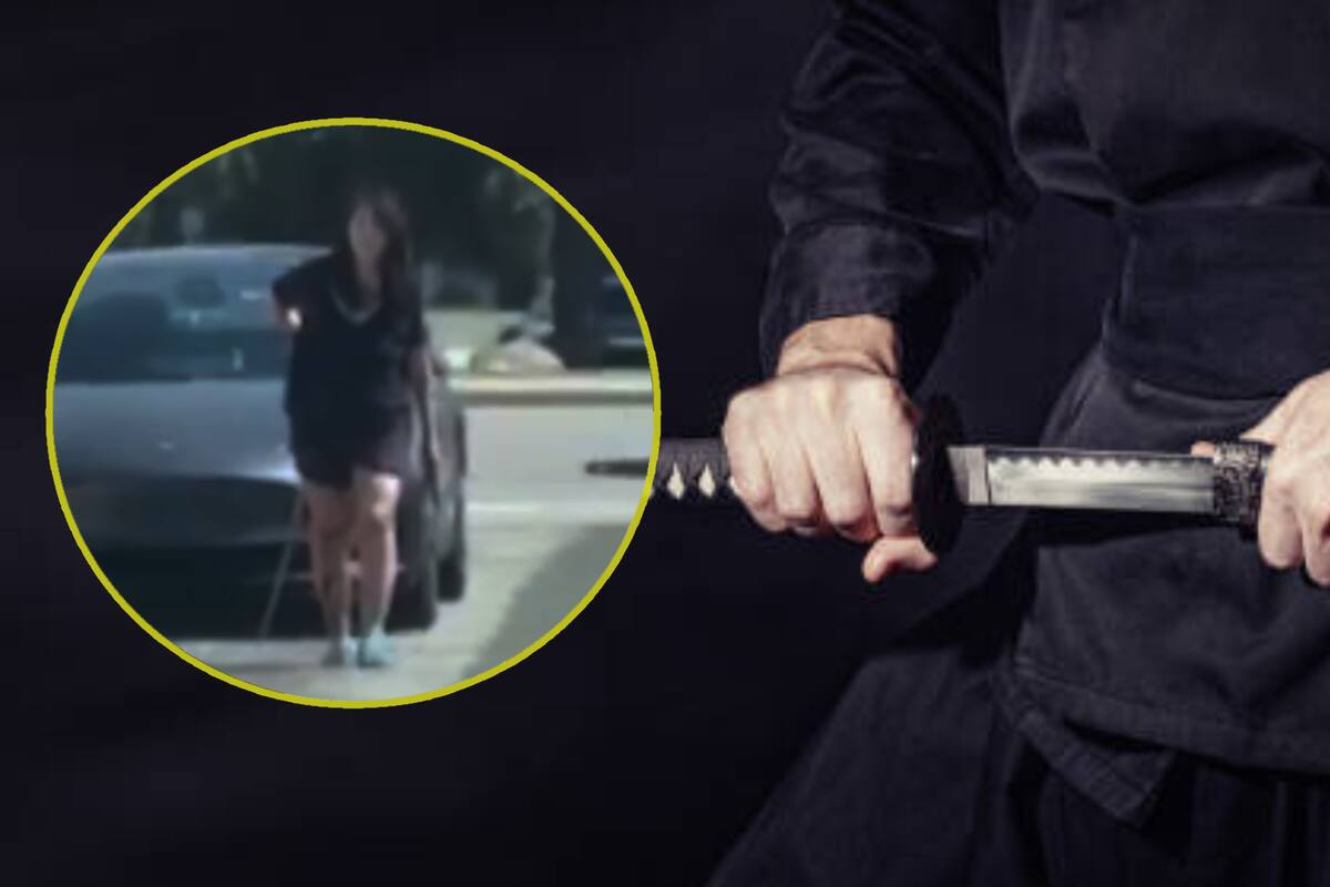 Mujer mata a su esposa y hiere de gravedad a su suegra con una espada samurái en California