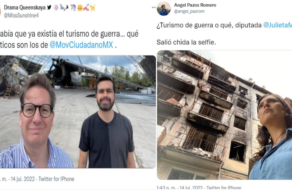 “No sabía que ya existía el turismo en la guerra” Diputados son criticados en redes sociales por presumir sus fotos en Ucrania