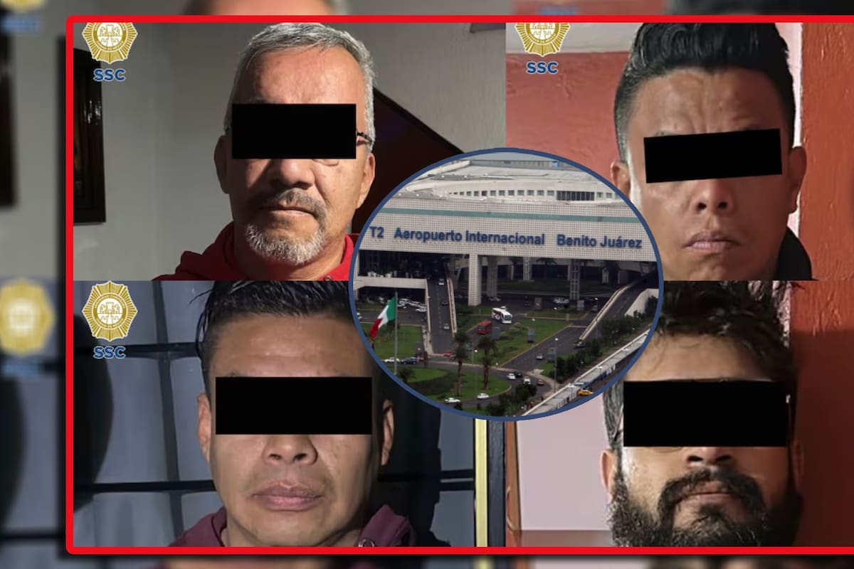Detienen a implicados en muerte de ciudadano noruego en AICM; portaban cocaína y marihuana