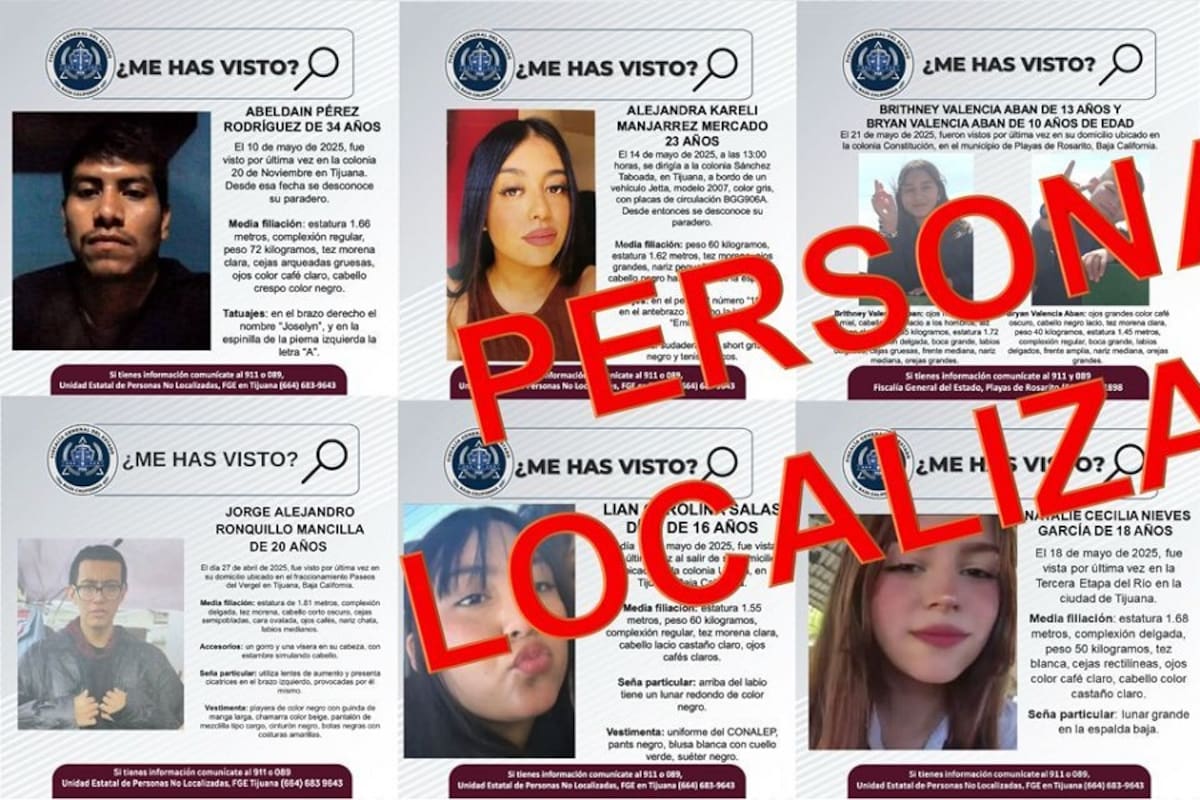 FGE localiza a once personas con reporte de búsqueda