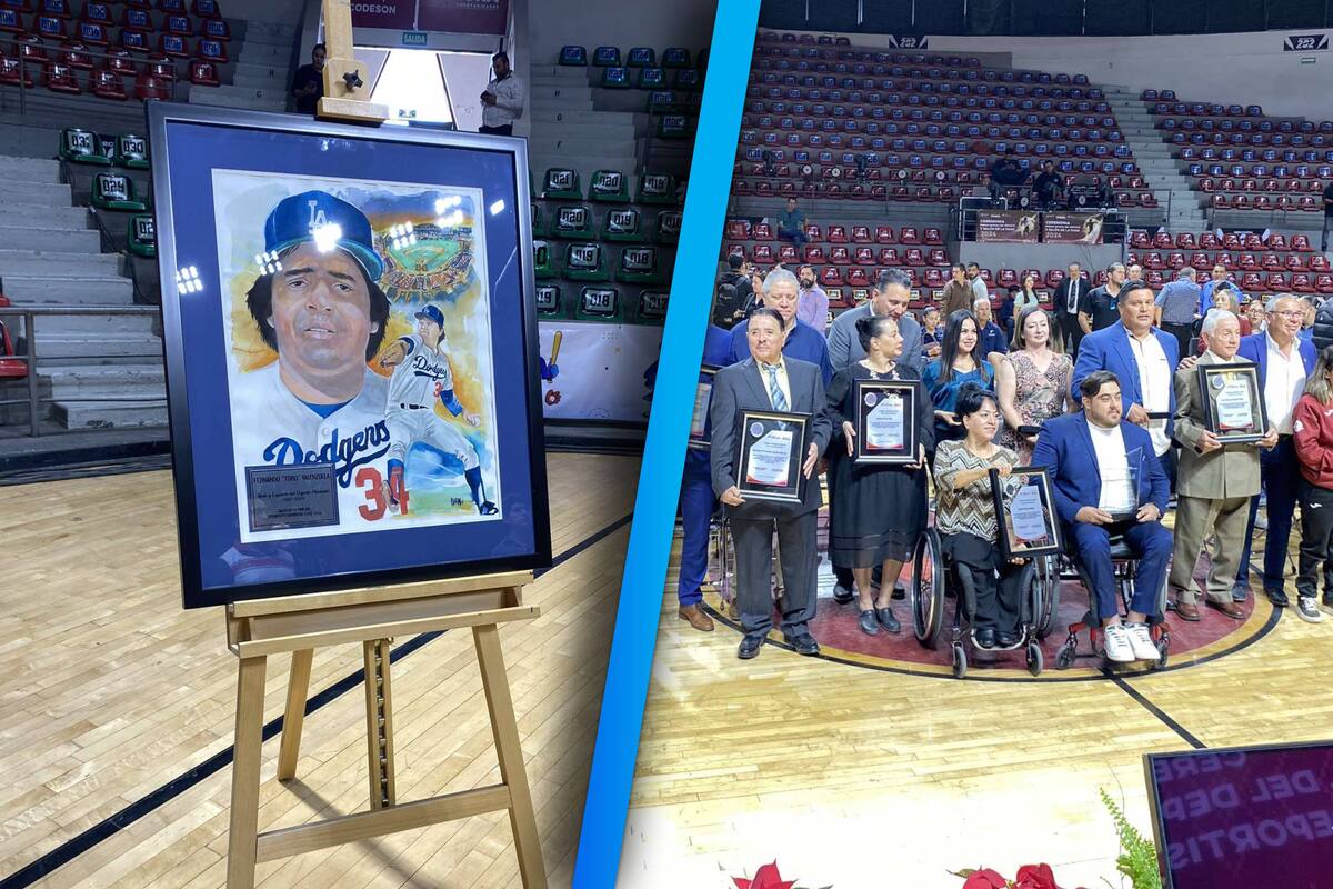 Entronizan a Fernando Valenzuela en Salón de la Fama del Deportista Sonorense