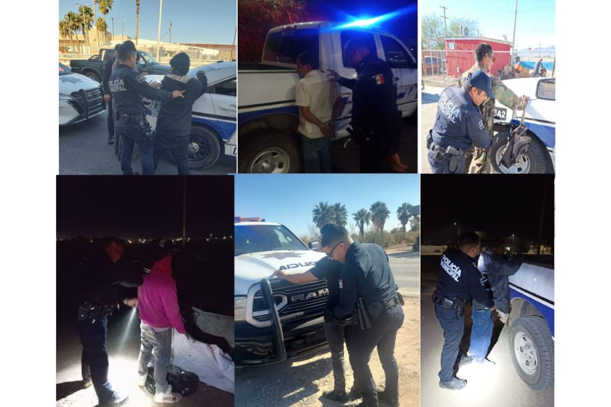 Policía Municipal de Mexicali detiene a 19 personas en distintos operativos