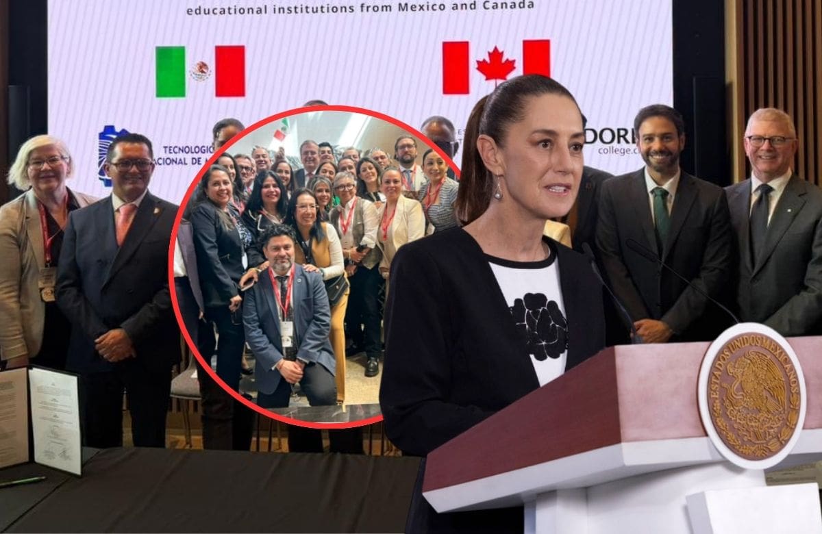 La presidenta Claudia Sheinbaum informó que su gobierno busca fortalecer la relación económica con Canadá. | Crédito: Presidencia/Marcelo Ebrard