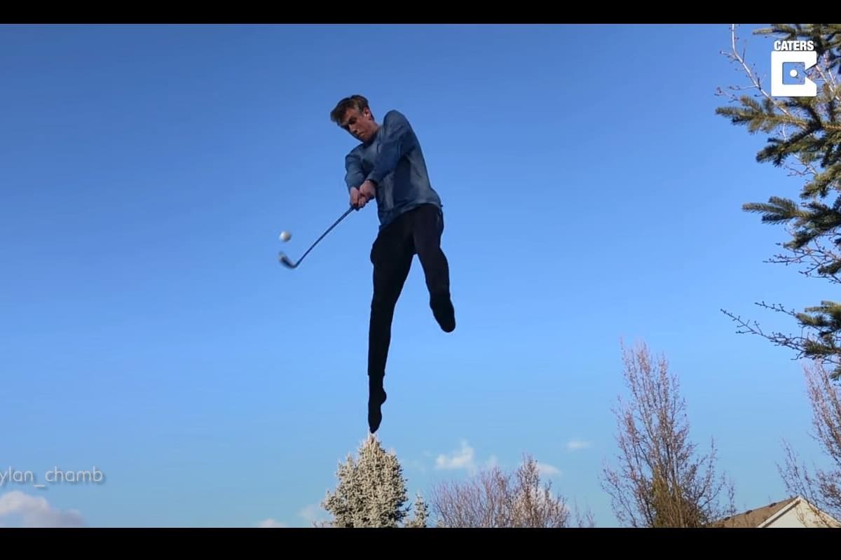 VIDEO: Joven muestra sus tiros de golf desde las "alturas"