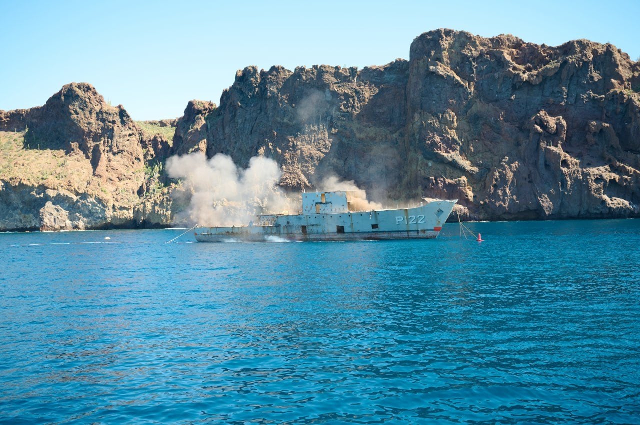 Con la incorporación del Azueta, el sistema arrecifal de San Carlos suma 15 estructuras submarinas. FOTO: ESPECIAL