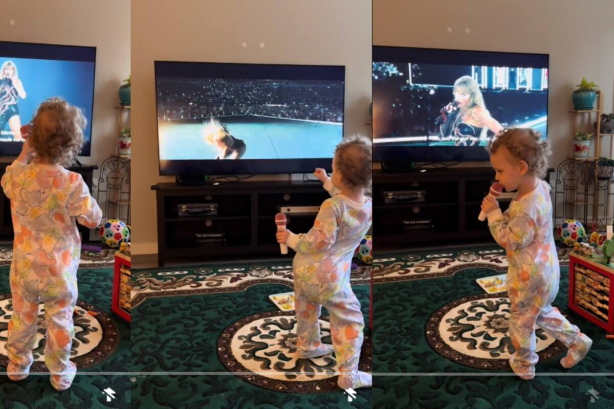 VIDEO: niña se viraliza por imitar la coreografía de Taylor Swift en el ‘The Eras Tour’