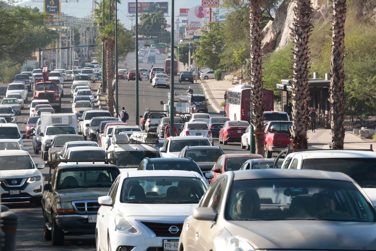Aumenta número de autos en Hermosillo