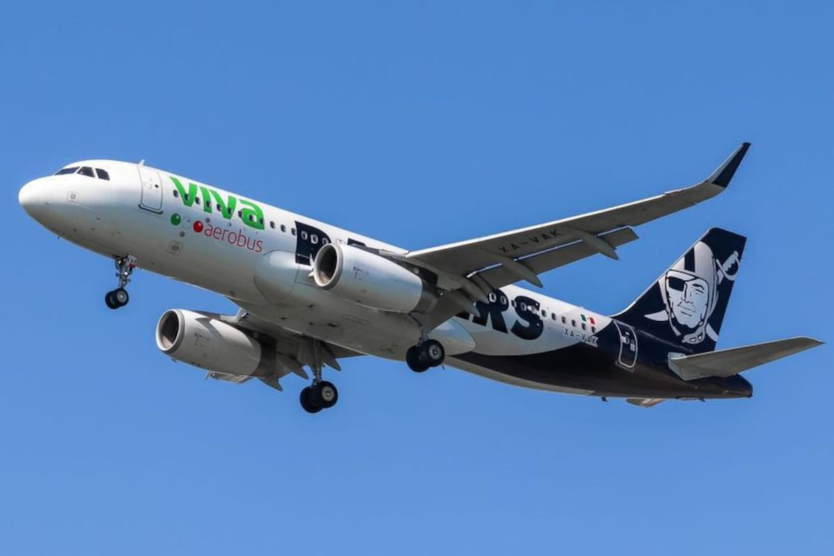Un avión de la compañía Viva Aerobús. / Viva Aerobús.