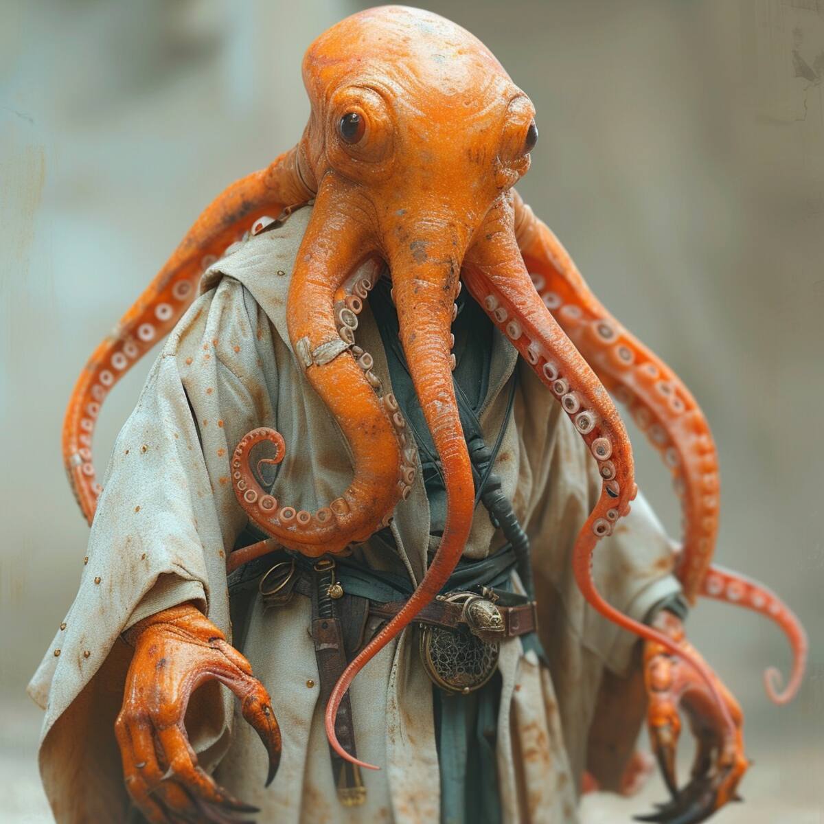 Entre tentáculos y tenazas: La recreación de Zoidberg por la IA nos sumerge en un mundo de ciencia ficción reimaginado.