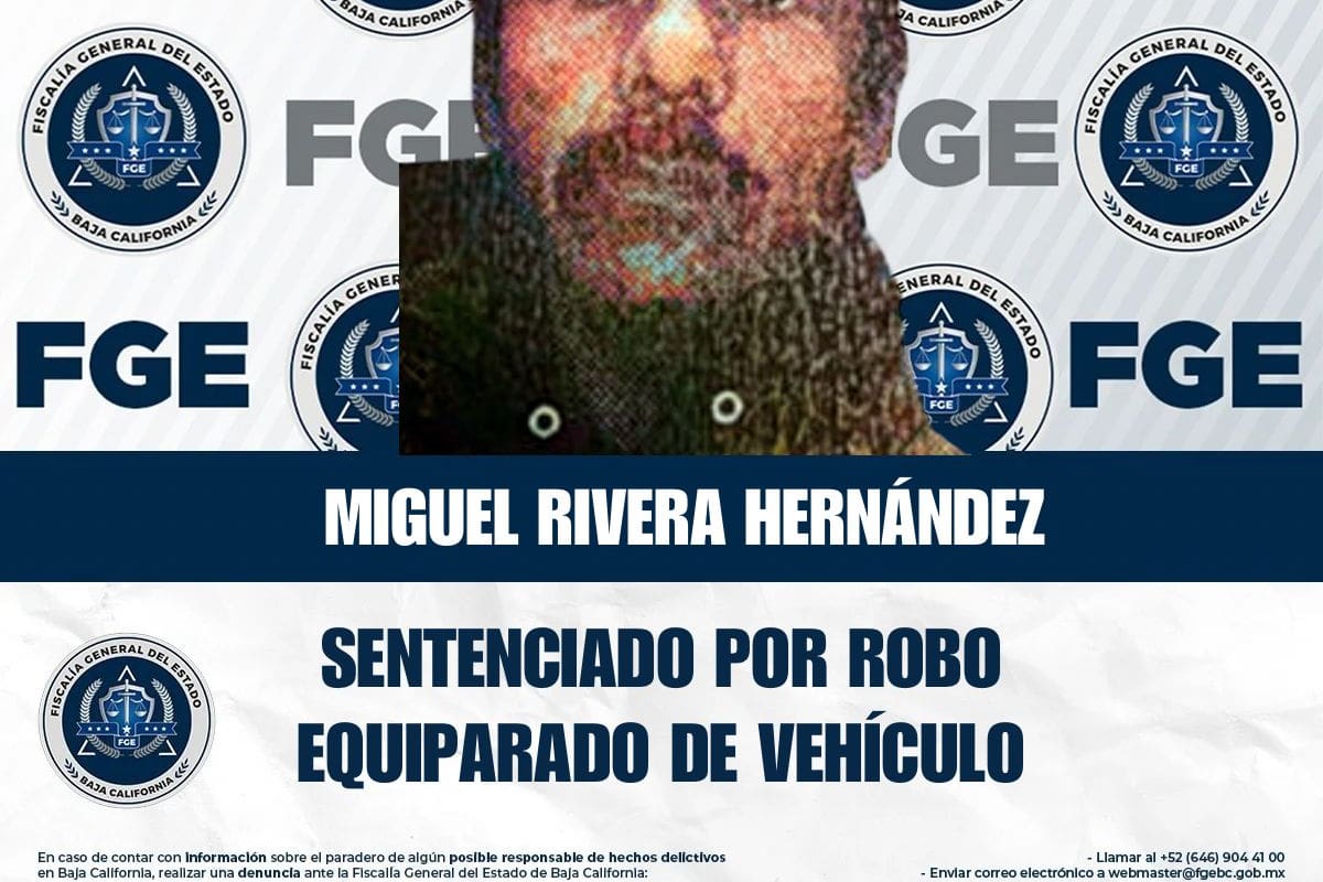 Sentencian a sujeto por posesión de vehículo con reporte de robo