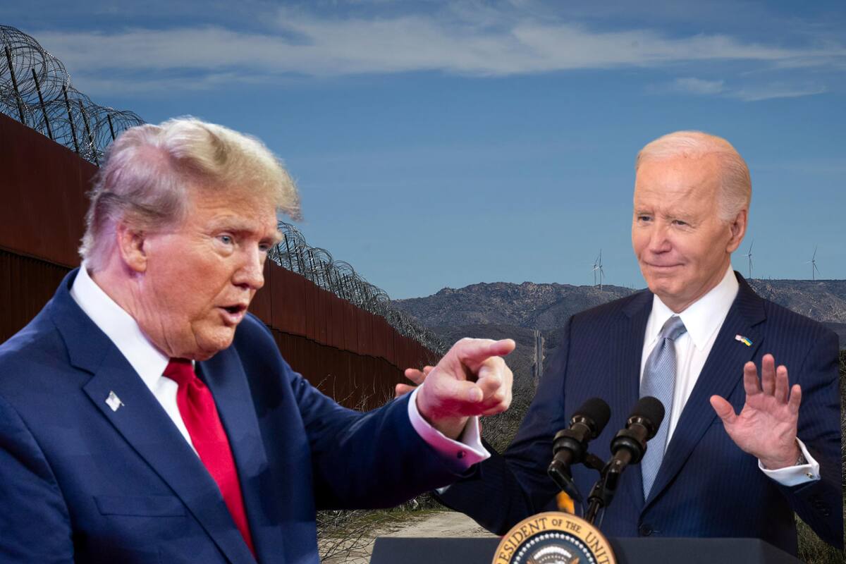 Joe Biden y Donald Trump viajarán a la frontera con México el jueves