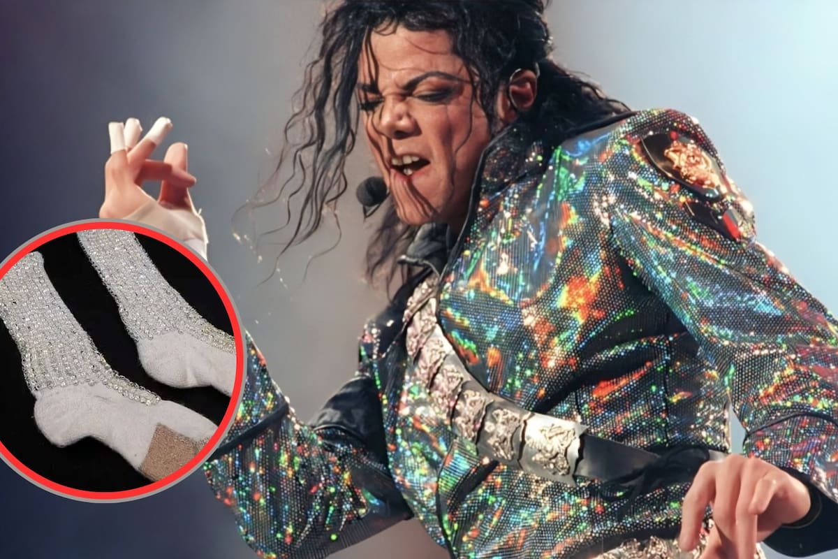 Subastan calcetín usado por Michael Jackson durante un concierto en Francia en 1997
