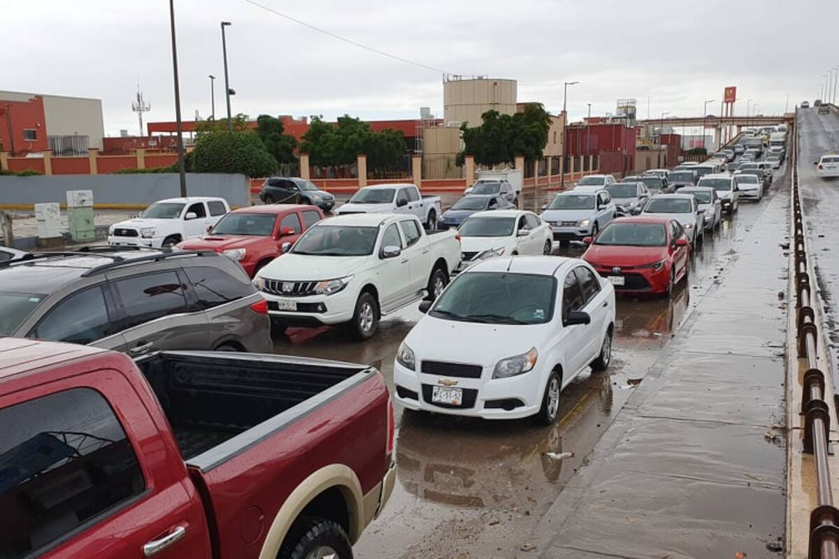 Lluvias en Hermosillo dejan acumulado de 24 mm y congestionamiento vial