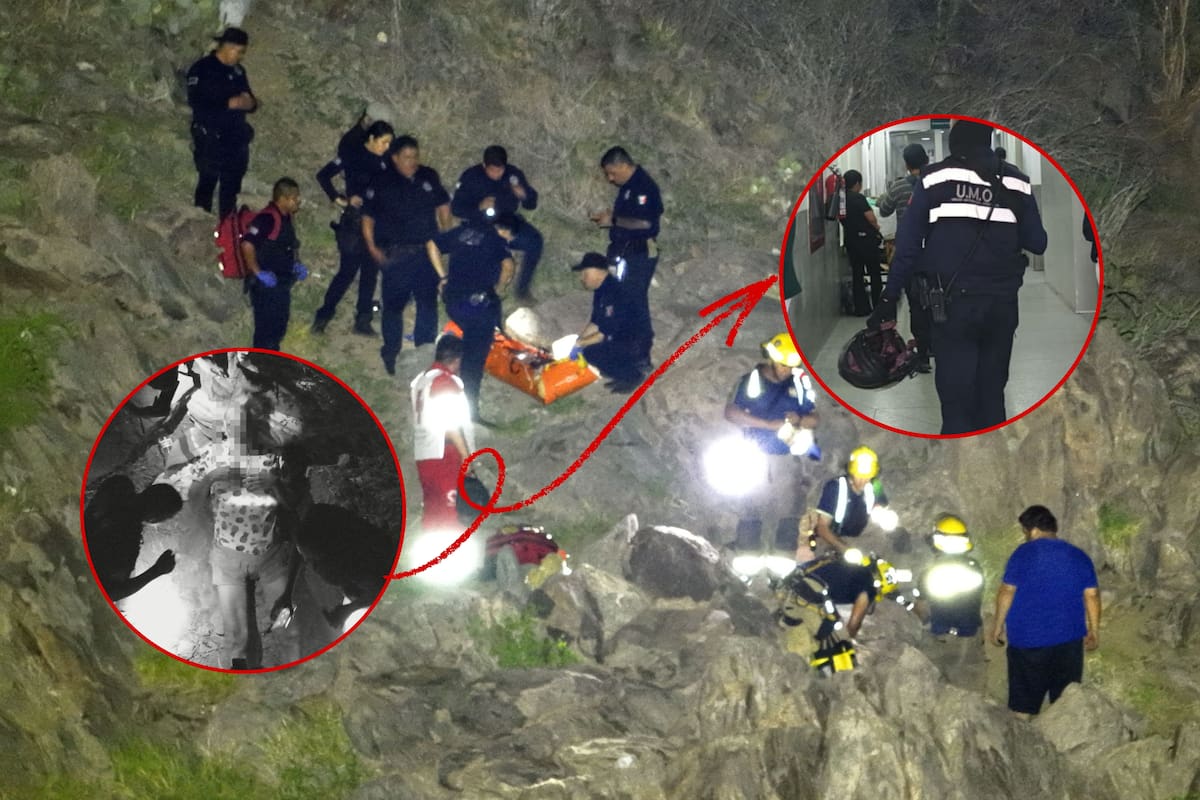 Rescatan a hombre de 91 años extraviado en cerro La Rinconada tras ser localizado con drones en Hermosillo