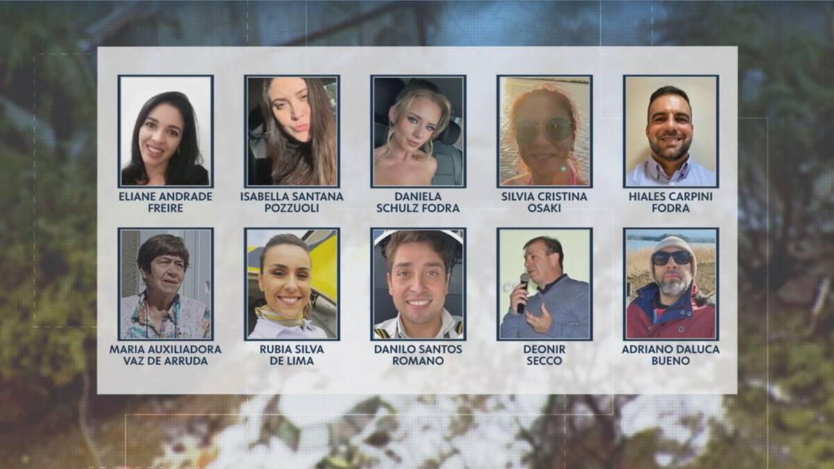 Listado de víctimas, parte 1. Foto: Globo