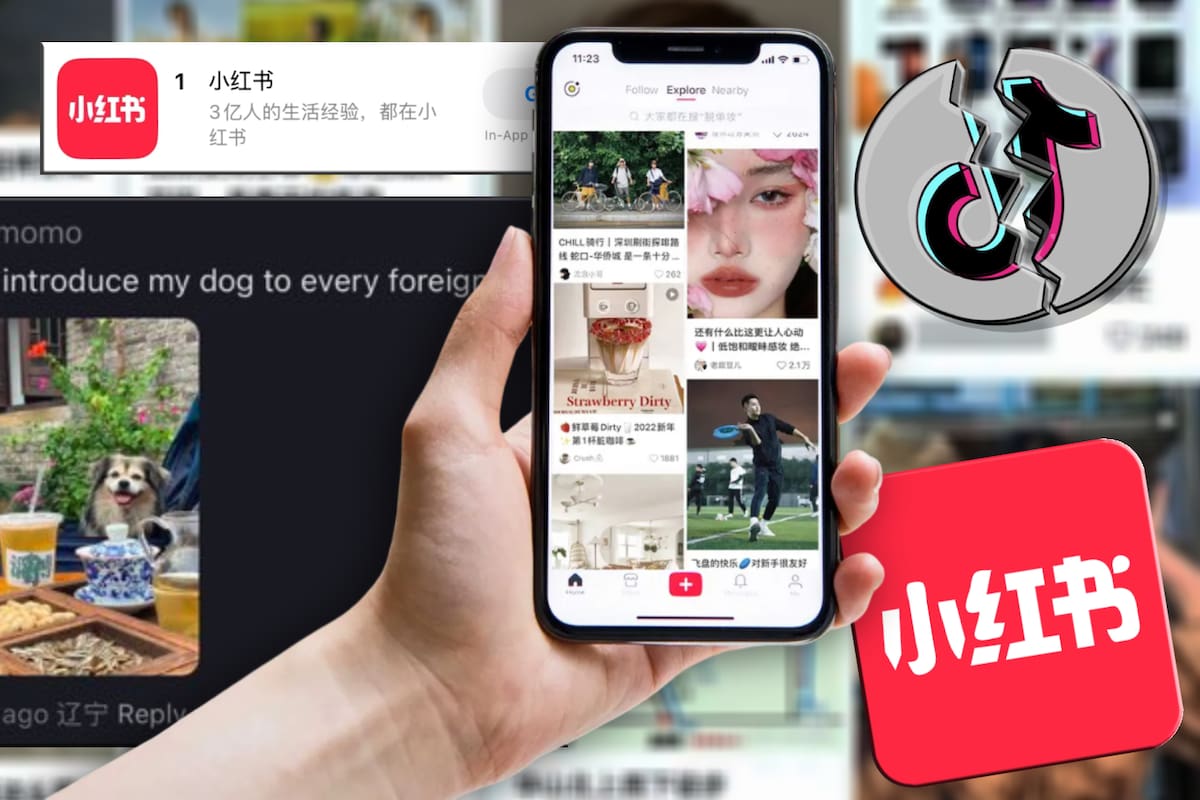 “Refugiados de TikTok” descargan RedNote ante prohibición de la app en EU: “Espías chinos” les dan la bienvenida