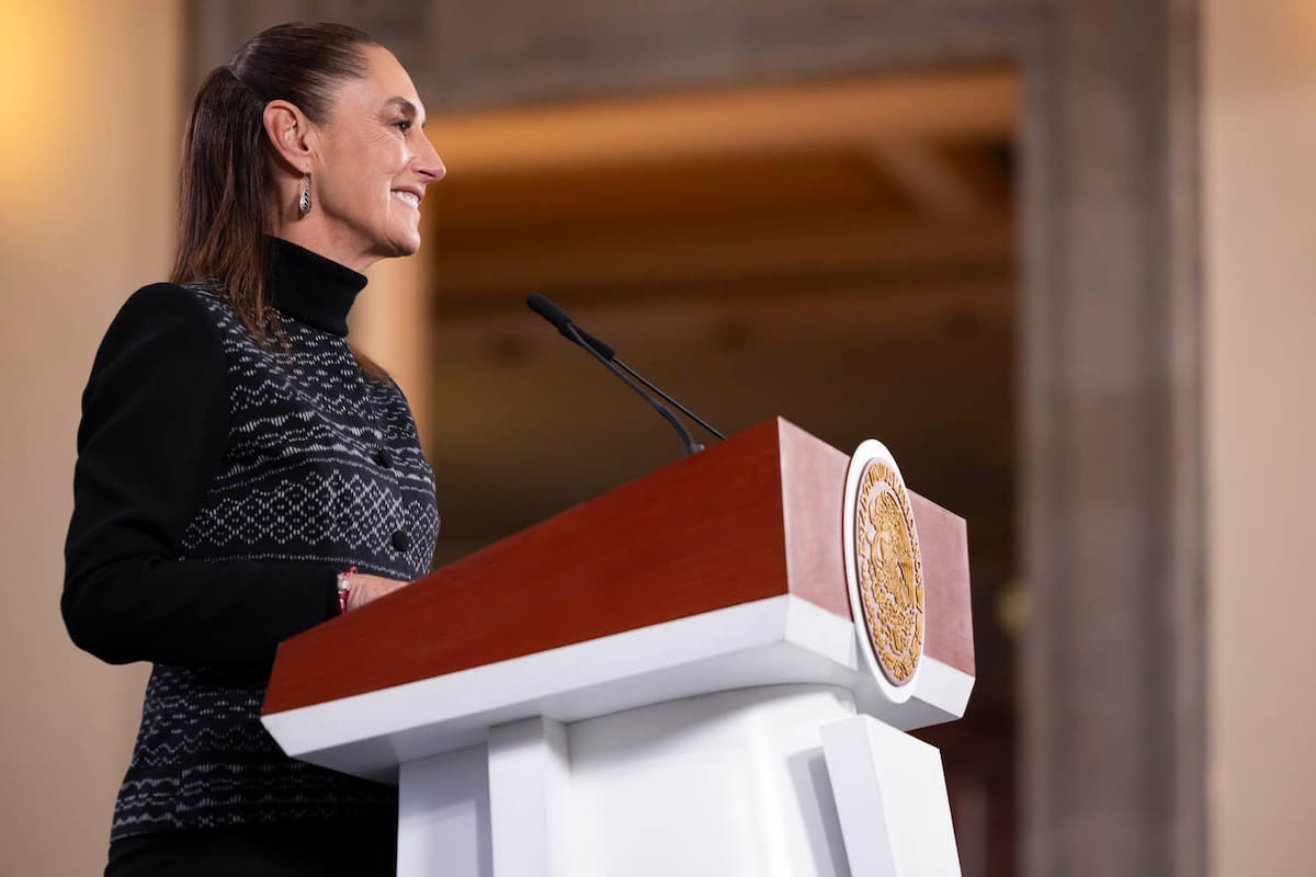 La presidenta Claudia Sheinbaum en su 'Conferencia del Pueblo' del 26 de enero del 2026. | Crédito: Presidencia