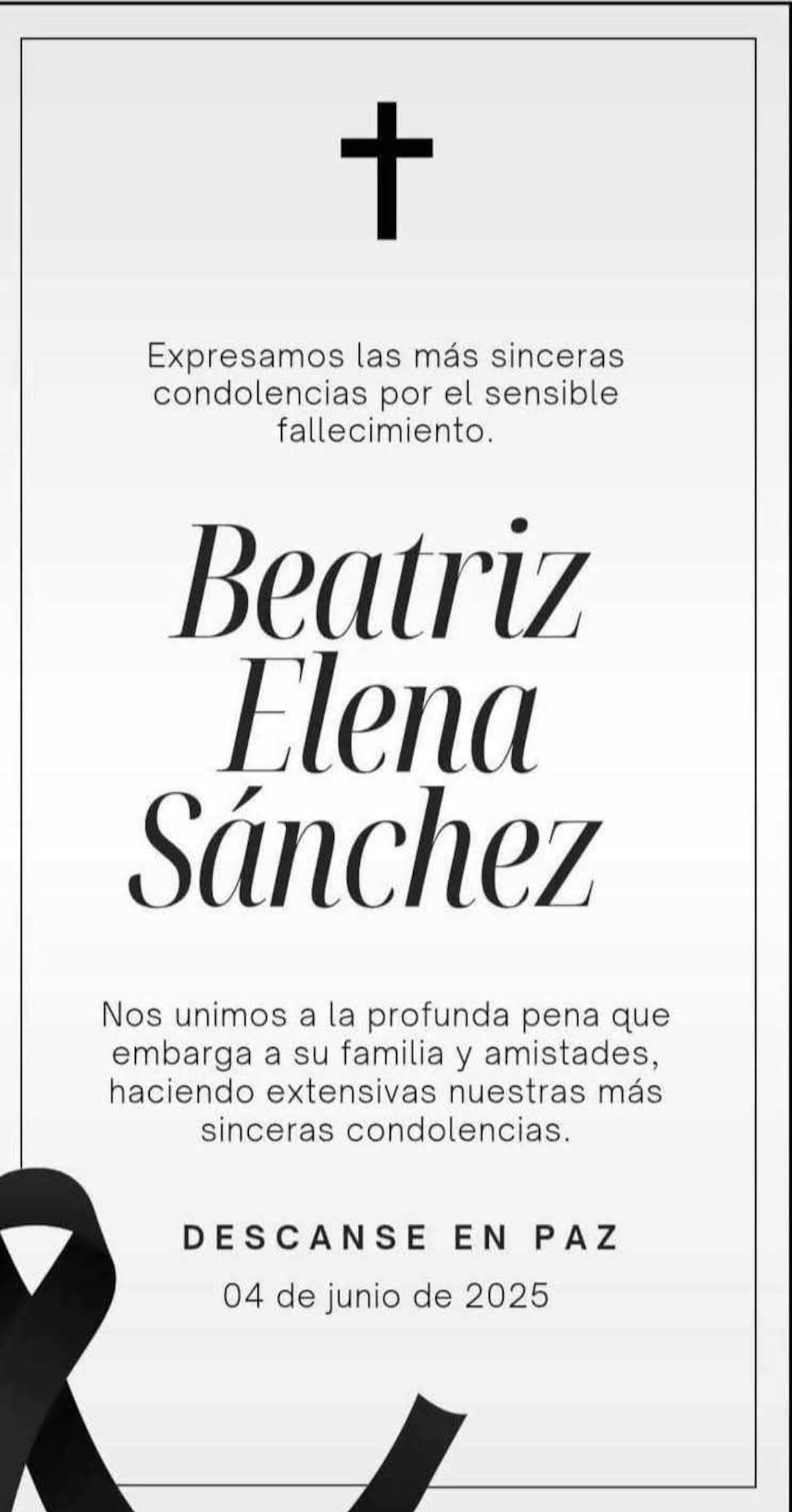 Lamentan fallecimiento de Beatriz Elena, cajemense víctima colateral de enfrentamiento armado