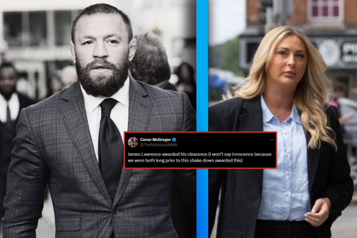 Conor McGregor comparte su dolor tras perder apelación; es acusado de agresión sexual