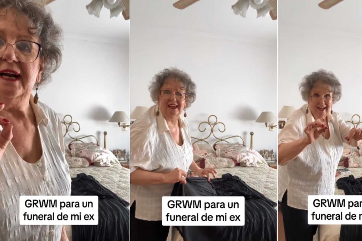 VIDEO: Abuelita se hace viral por compartir cómo se arregla para ir a los funerales de sus ex parejas