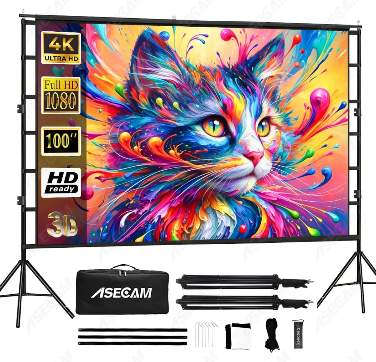 Pantalla portátil para proyector | Mercado Libre