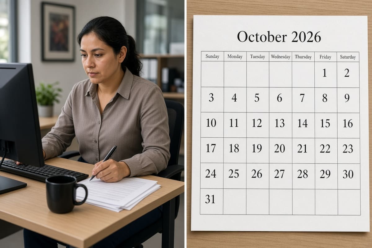 Días festivos de octubre 2026: ¿habrá algún puente este mes?